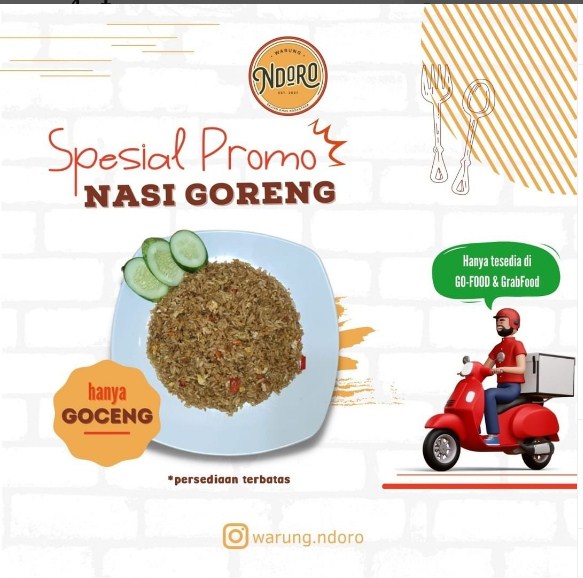 pamflet promo nasi goreng