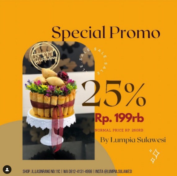 pamflet promosi lumpia