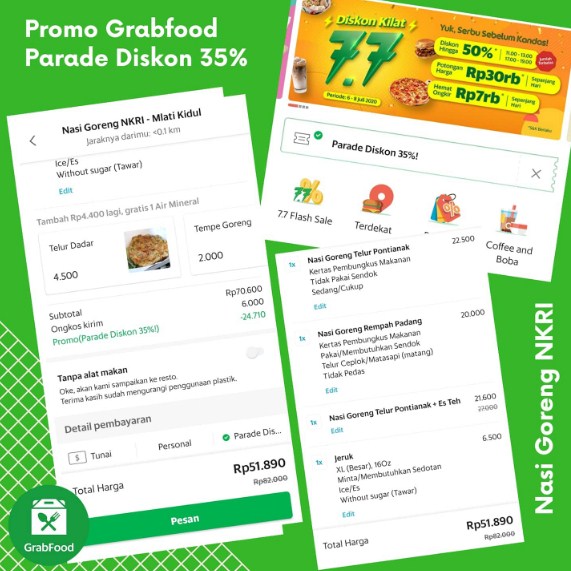 pamflet promo nasi goreng