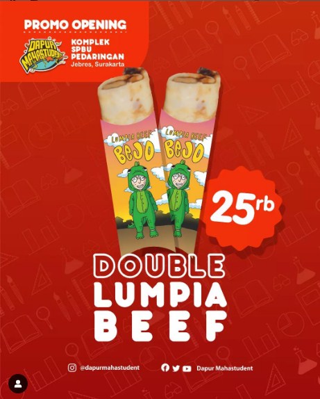 pamflet promosi lumpia