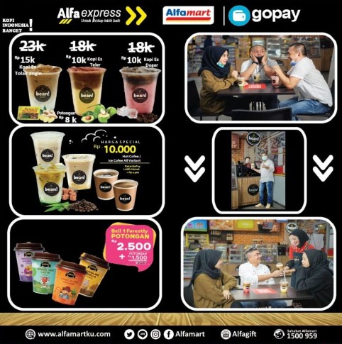 pamflet promosi kopi