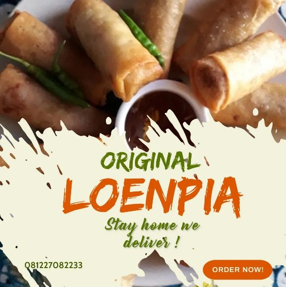 pamflet promosi lumpia