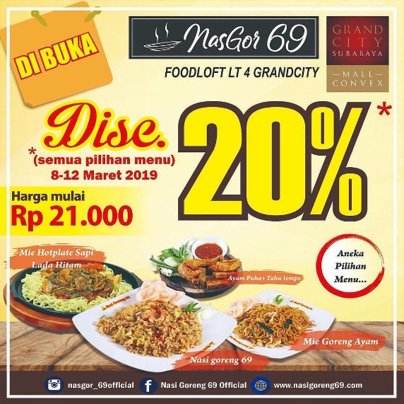 pamflet promo nasi goreng