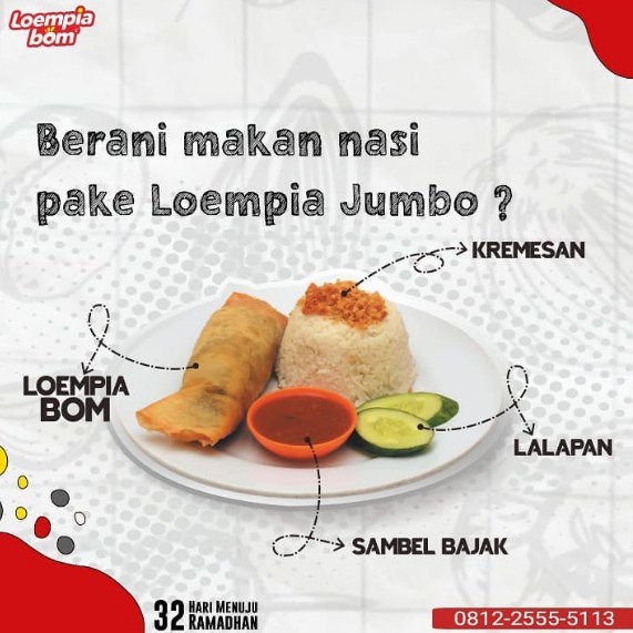 pamflet promosi lumpia