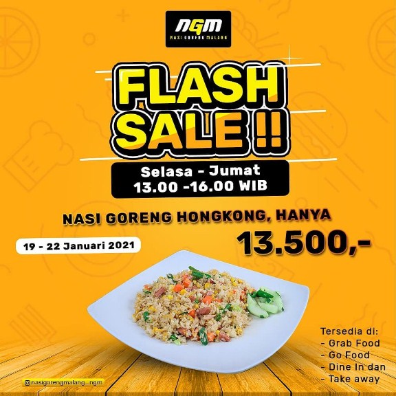 pamflet promo nasi goreng