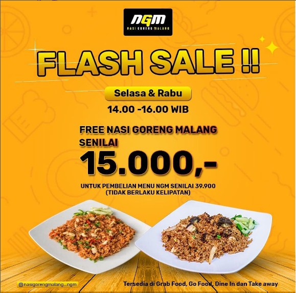 pamflet promo nasi goreng