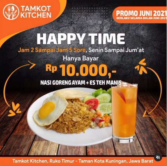 pamflet promo nasi goreng