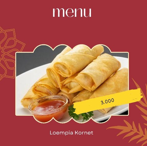 pamflet promosi lumpia