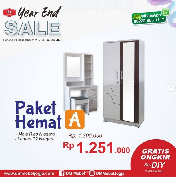 pamflet promosi mebel