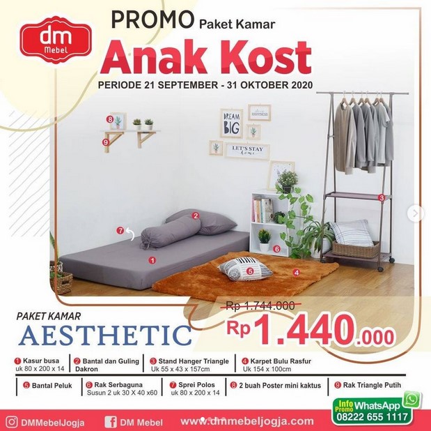 pamflet promosi mebel