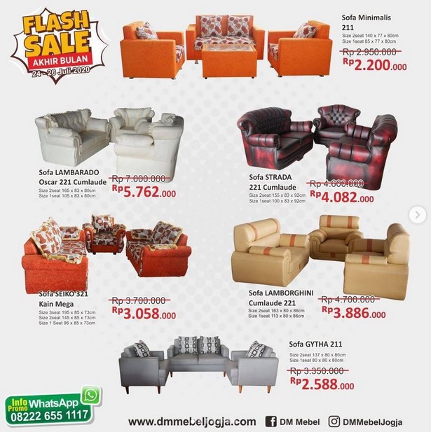 pamflet promosi mebel