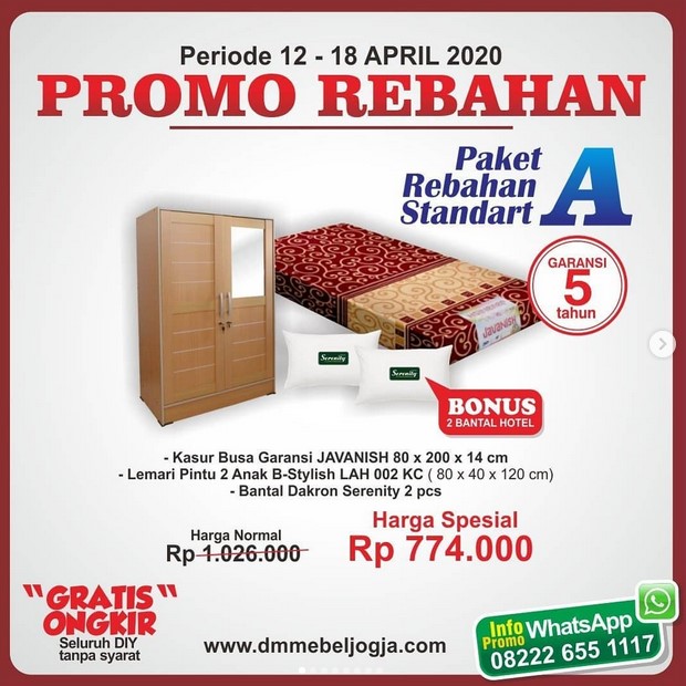 pamflet promosi mebel