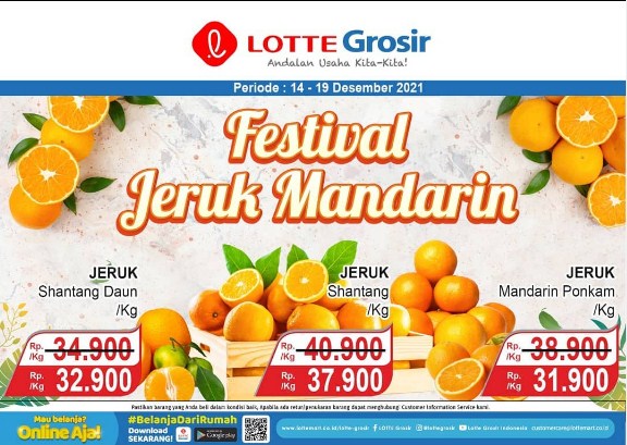 pamflet promosi jeruk