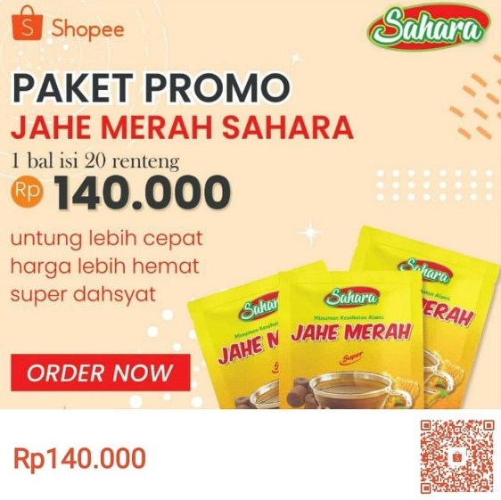 pamflet promosi jahe