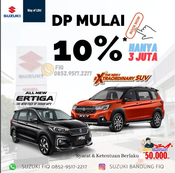 pamflet promosi mobil