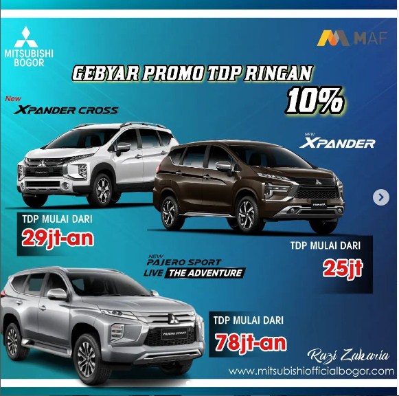 pamflet promosi mobil