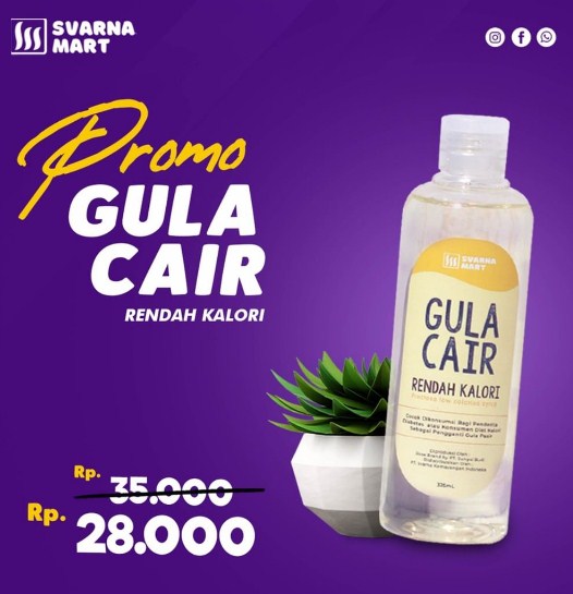 pamflet promosi gula