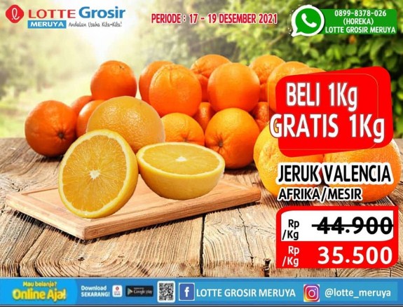 pamflet promosi jeruk