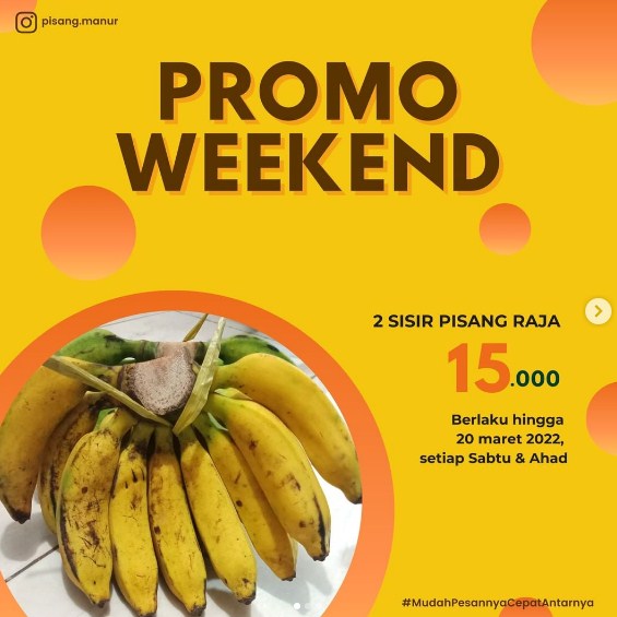 25 Contoh Kata Kata Promosi Pisang Serta Pamflet Nya