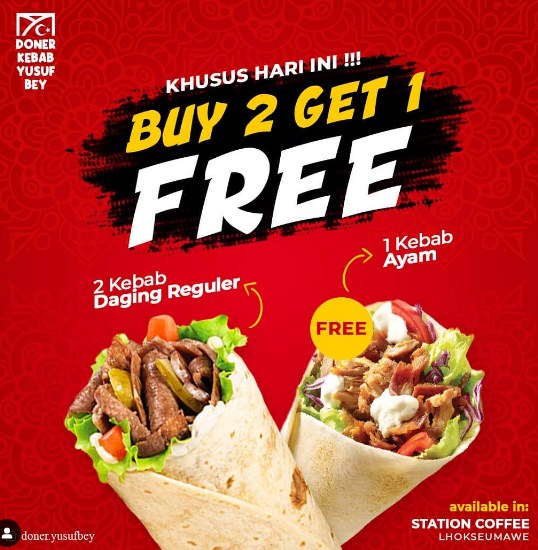 pamflet promosi kebab