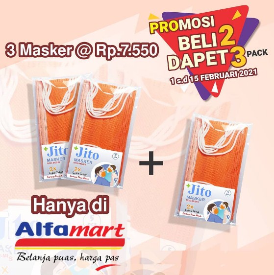 pamflet promosi masker