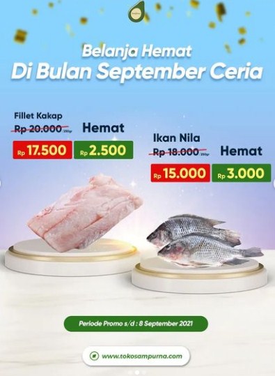 pamflet promosi ikan