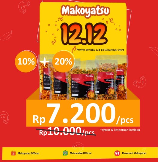 pamflet promosi makaroni