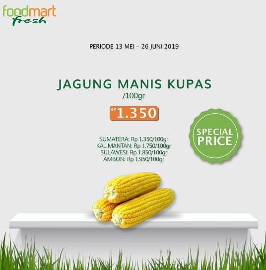 pamflet promosi jagung