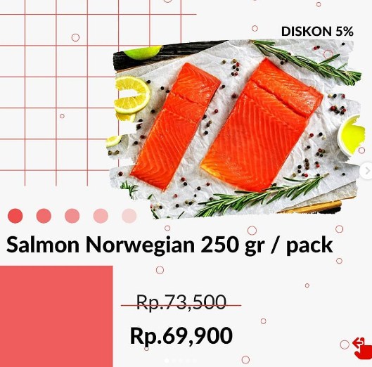 pamflet promosi ikan