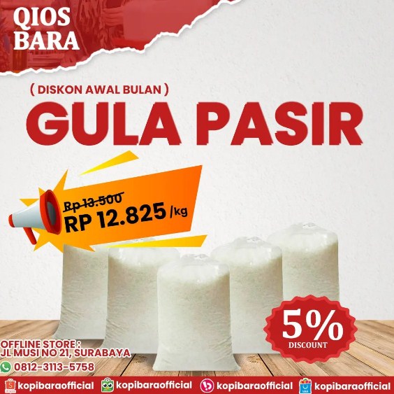 pamflet promosi gula