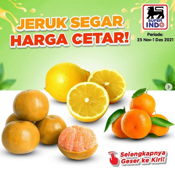 pamflet promosi jeruk