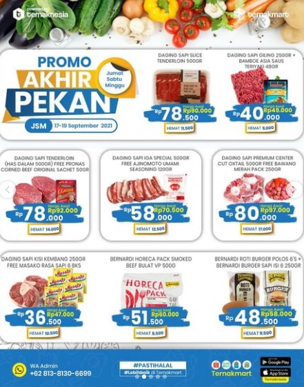 pamflet promosi daging sapi