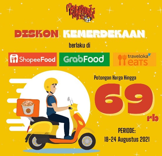 pamflet promosi makaroni