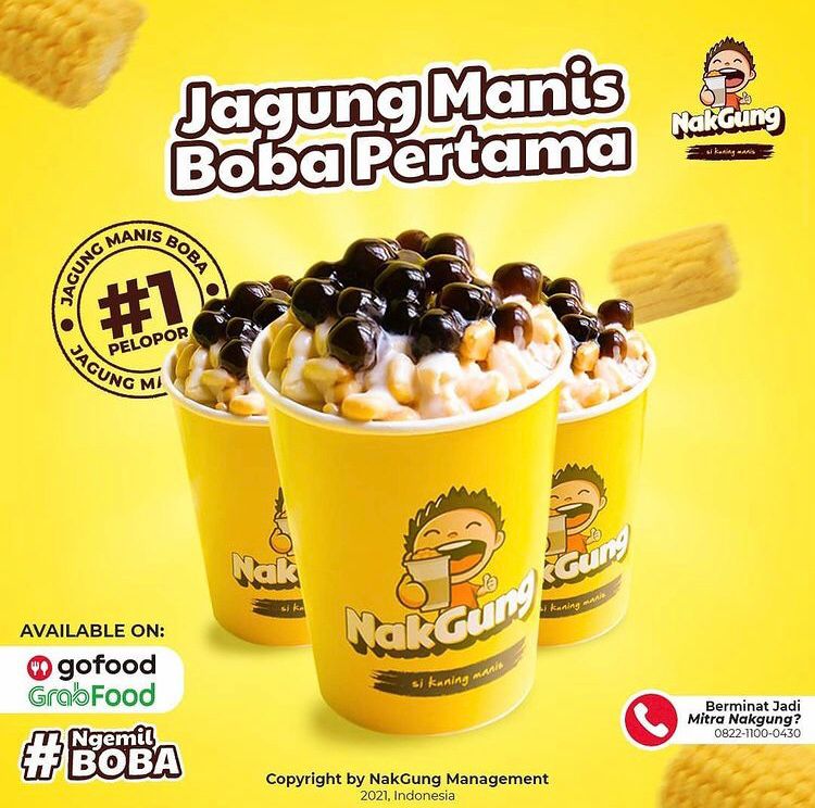 pamflet promosi jagung manis