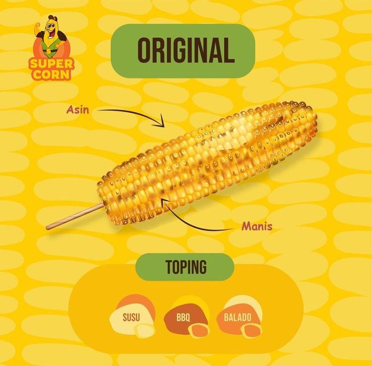 pamflet promosi jagung bakar