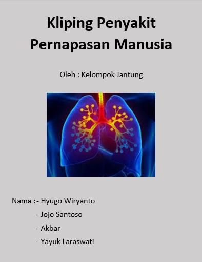 Contoh Kliping Penyakit Pernapasan Manusia