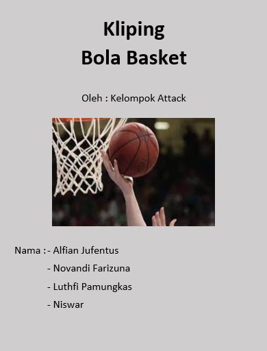 Contoh Kliping Bola Basket