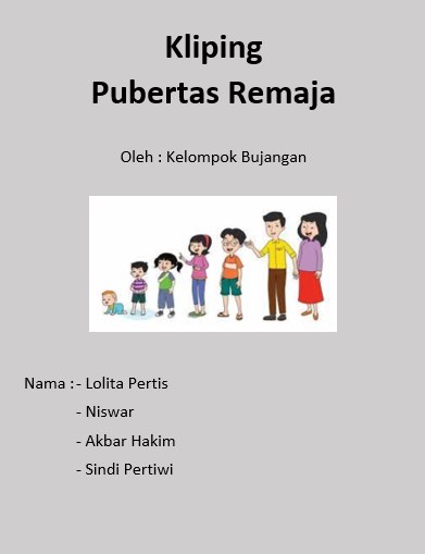 Contoh Kliping Pubertas Remaja