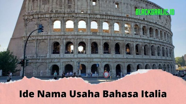 85+ Nama Usaha Bahasa Italia Beserta Artinya