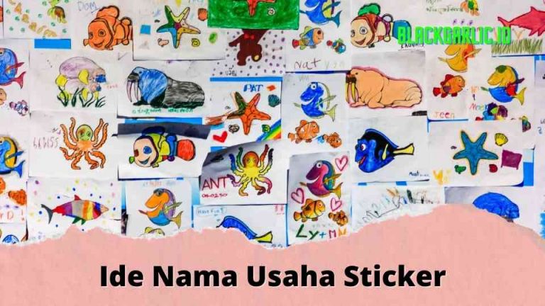 Nama Usaha Sticker