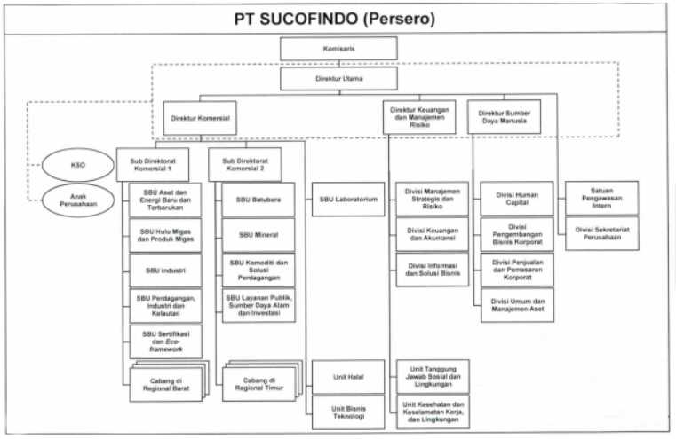 Struktur Organisasi Pt Sucofindo
