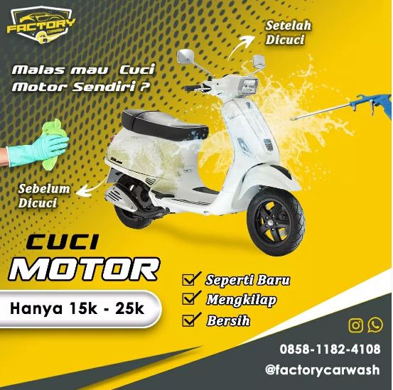 Promosi Cuci Motor 1