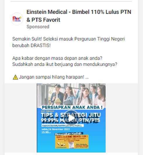 Promosi Bimbel Fb Ads 2 1