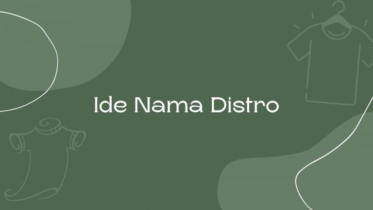 Nama Usaha Distro